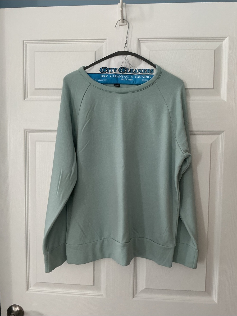 Lightweight Crewneck Sweater - Sage Green